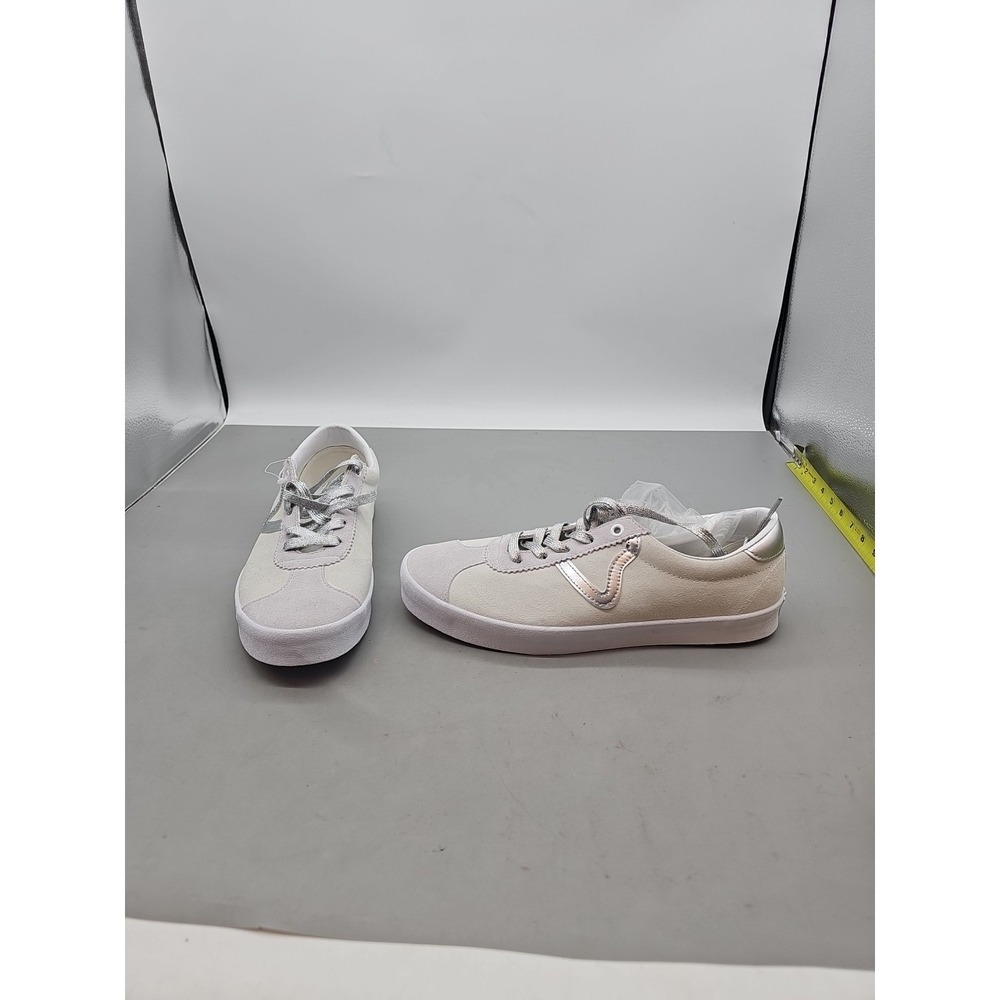 Vans Sport Low High Shine Gray Blanc De Blanc Men's 9.5/Women's 11 Suede New
